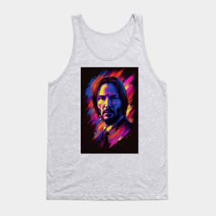 John Wick 4 Colorful Art Tank Top